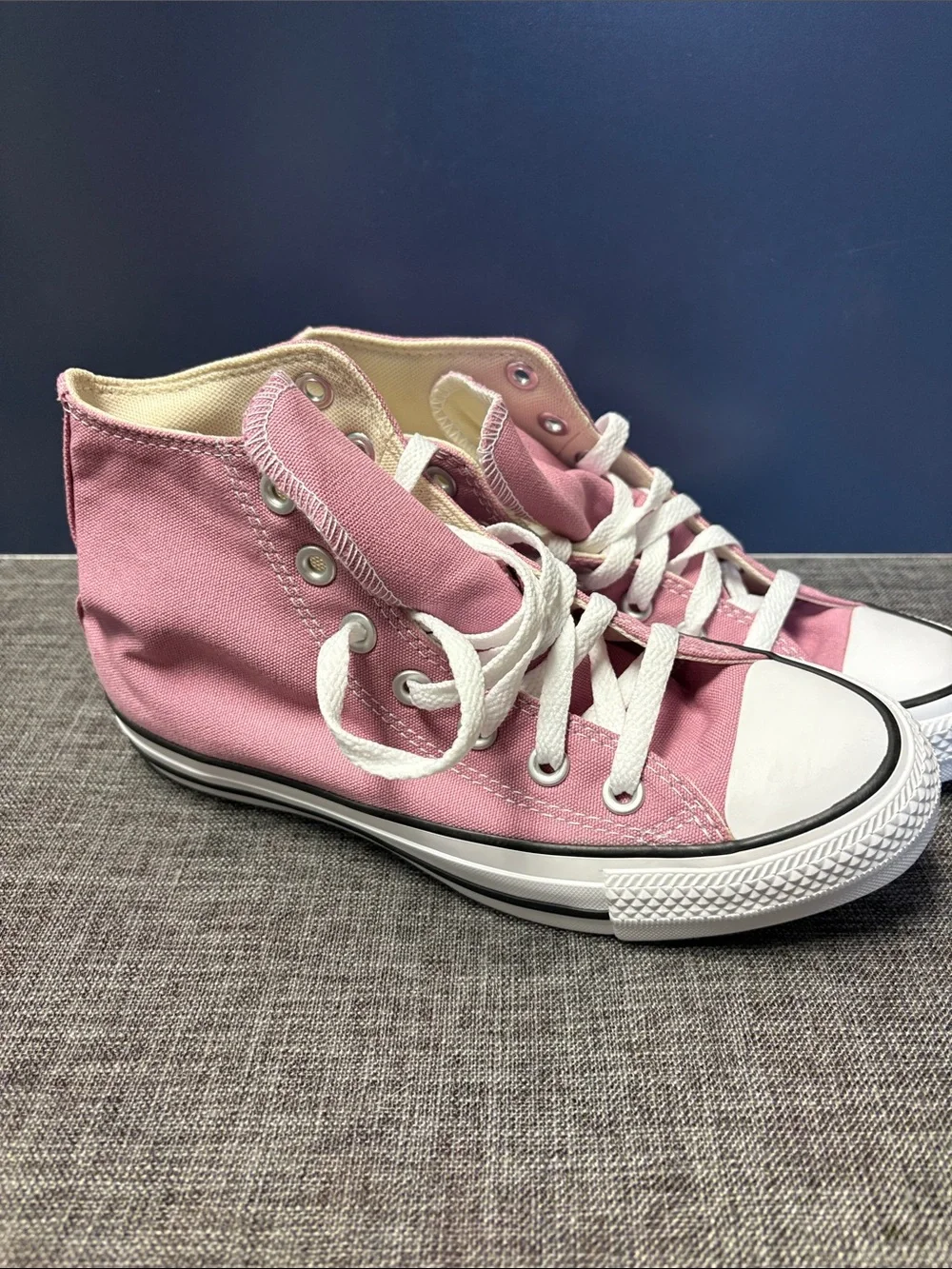 Converse Chuck Taylor All Star High Top Sneakers - Pink Cliff side rose size 5.5